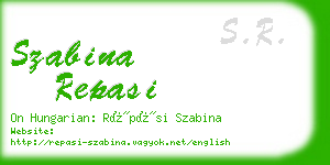 szabina repasi business card